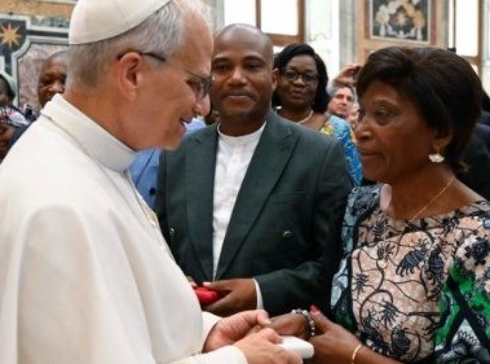 Le Pape a reçu les participants à la béatification de Floribert Bwana Chui